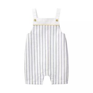 NWOT Janie and Jack seersucker overall 3/$30